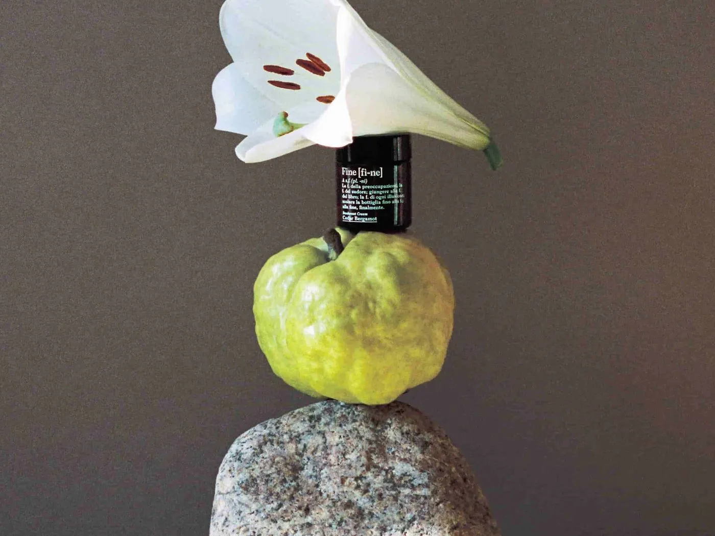 FINE Deocreme Cedar Bergamot mit Lilie, Quitte und Stein